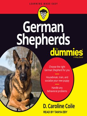 cover image of German Shepherds for Dummies